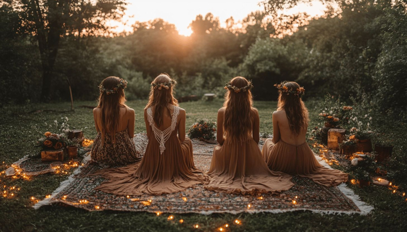 Verschiedene - Tipps für die perfekte Boho-Hochzeit: Outfits und Dekor
